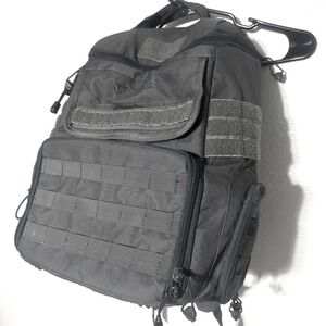 Tactical Performance Black Backpack Heavy Duty Range Gear Bug Out Camping Bag